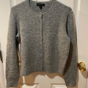 Ann Taylor Gray Cardigan Sweater